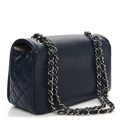Chanel Caviar Medium Timeless CC Flap Navy Blue 3 of 10
