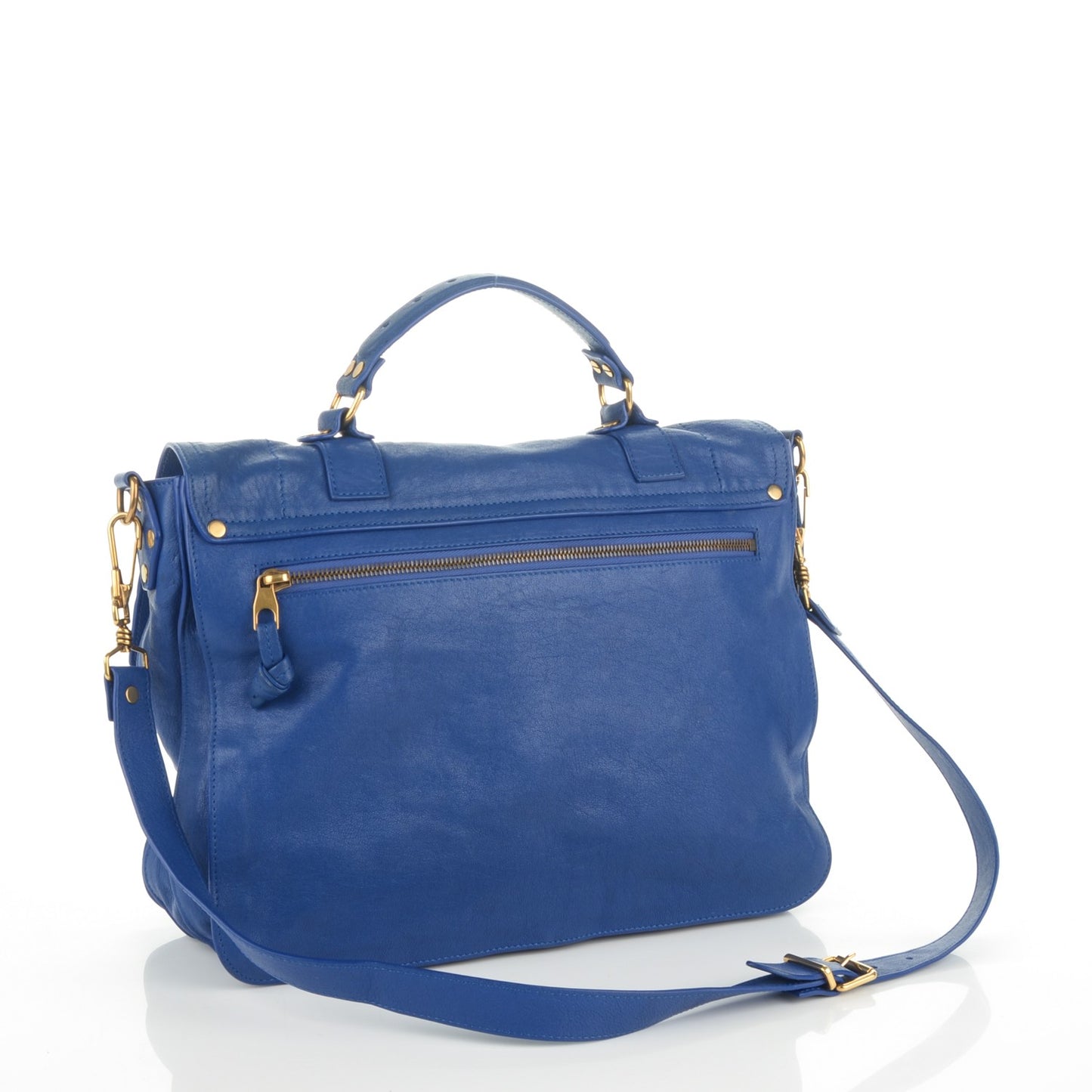 Lambskin Large PS1 Satchel Royal Blue