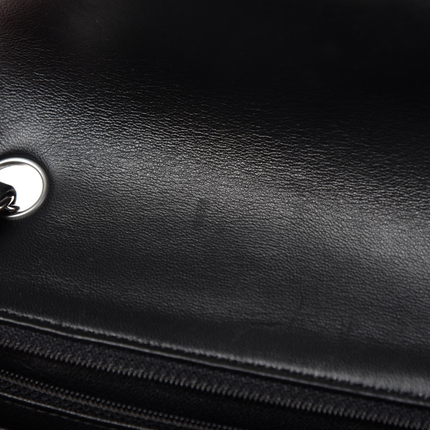 Chanel Lambskin Quilted Mini Rectangular Flap Black 8 of 13