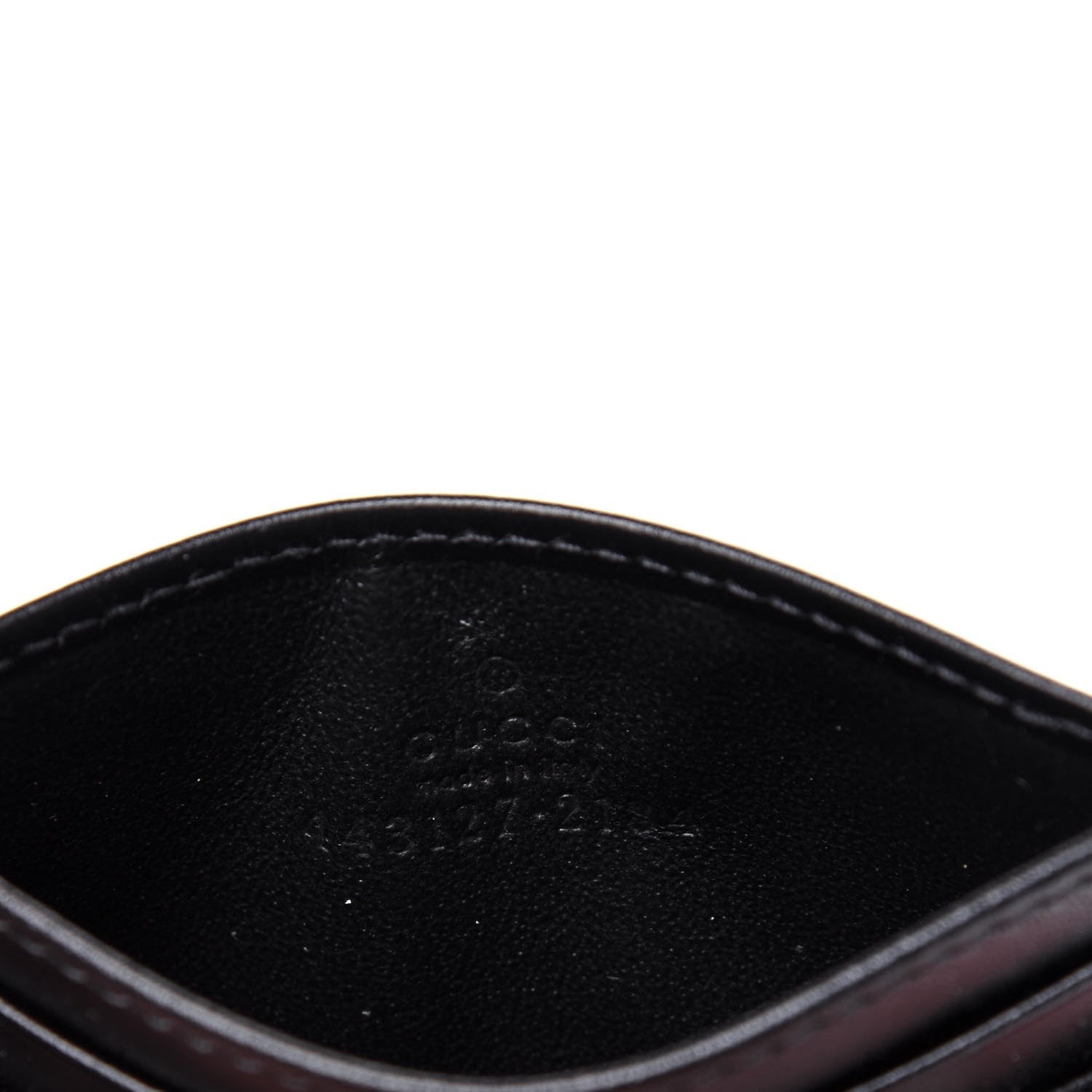 Gucci Calfskin Matelasse GG Marmont Card Holder Black 8 of 11