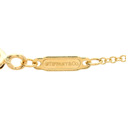 Tiffany 18K Yellow Gold Mini T Smile Pendant Necklace 5 of 6