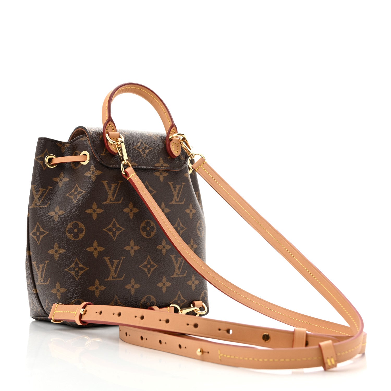 Louis Vuitton Monogram Montsouris BB Backpack Natural 3 of 13