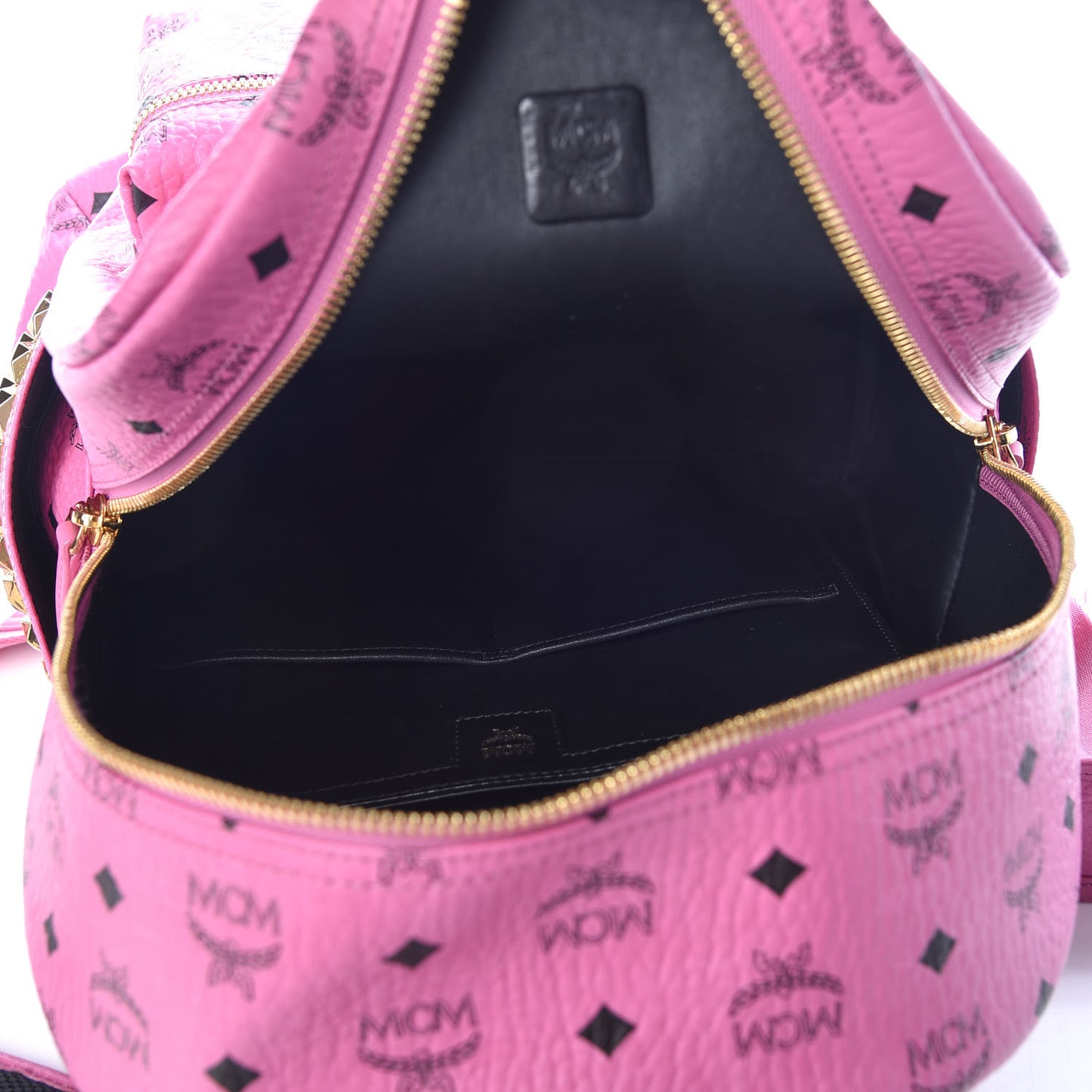 Visetos Medium Side Studs Stark Backpack Pink