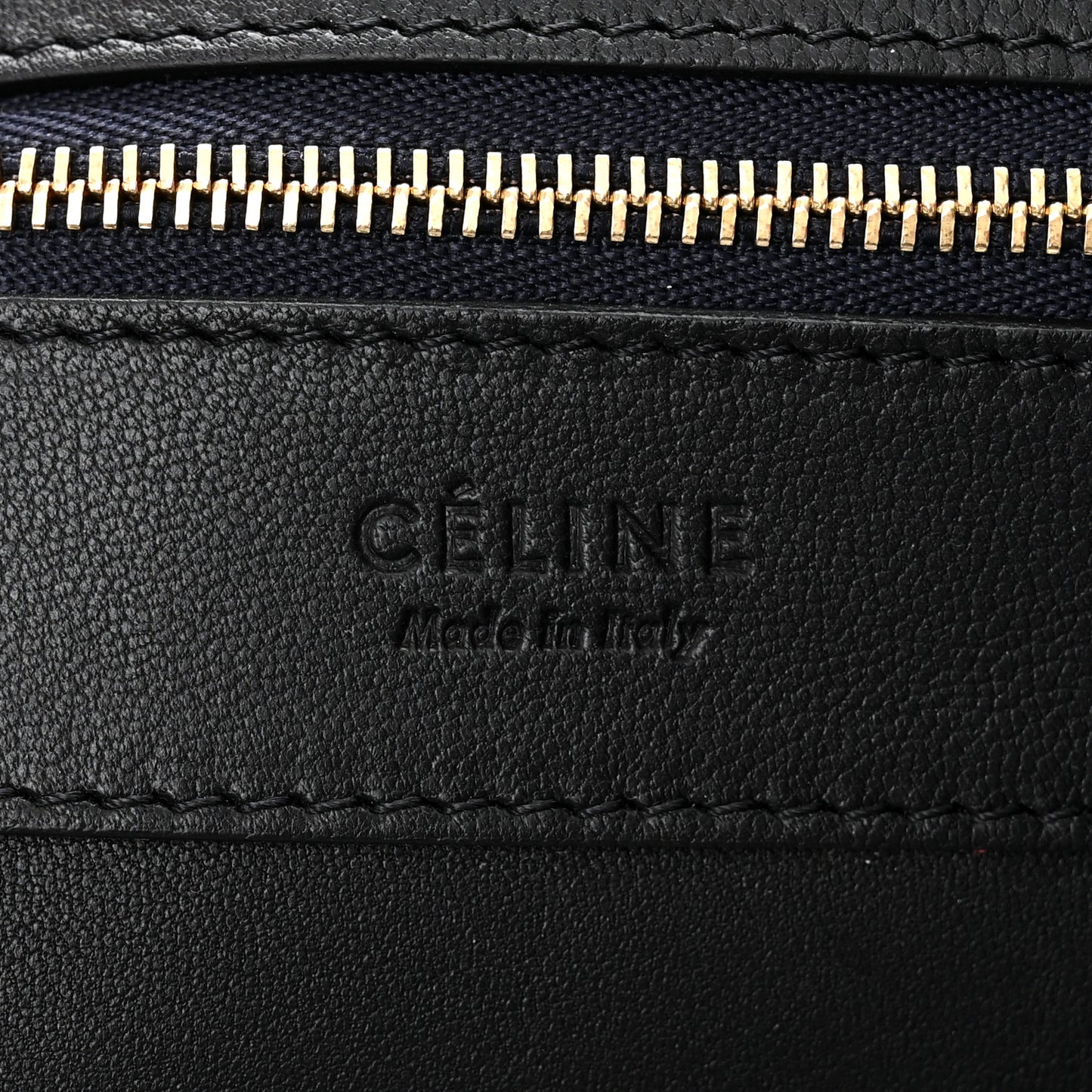 Lambskin Horizontal Cabas Black