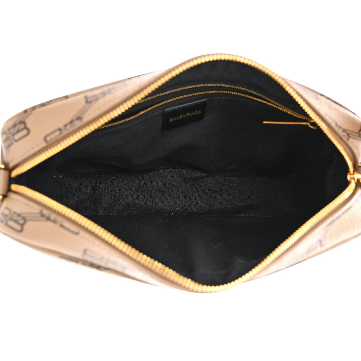Balenciaga Coated Canvas BB Monogram Medium Signature Camera Bag Beige Brown 4 of 9