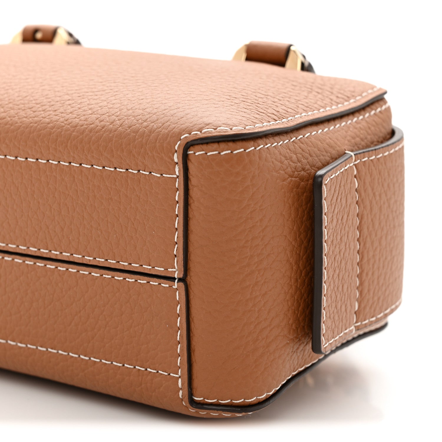 Delvaux Taurillon Soft Nano Cool Box Satchel Vegetal Ivory 9 of 9