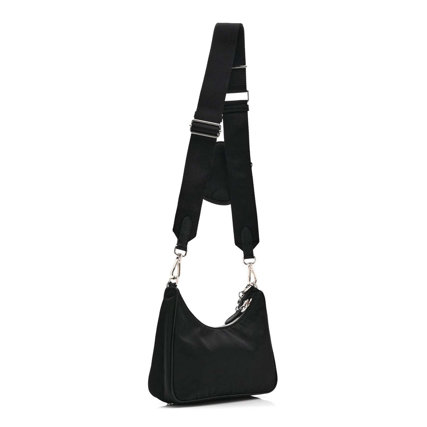 Prada Nylon Re-Edition 2005 Shoulder Bag Black 3 of 10