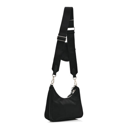 Prada Nylon Re-Edition 2005 Shoulder Bag Black 3 of 10