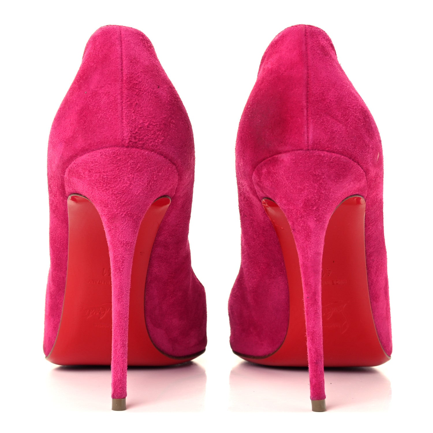 Christian Louboutin Veau Velours Pigalle Follies 120 Pumps 41 Rosa 6 of 10