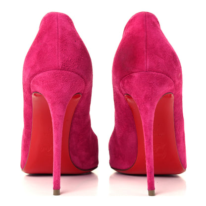 Christian Louboutin Veau Velours Pigalle Follies 120 Pumps 41 Rosa 6 of 10