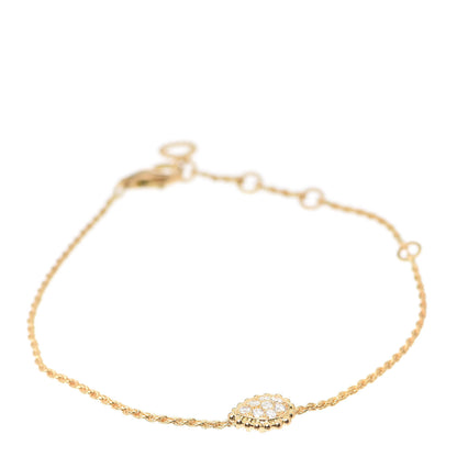 Boucheron 18K Yellow Gold Diamond XS Serpent Boheme Bracelet 1 of 6