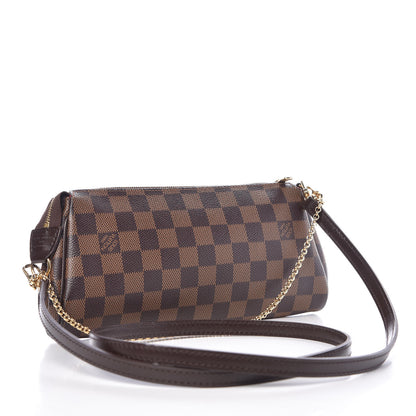 Louis Vuitton Damier Ebene Eva Clutch 3 of 9
