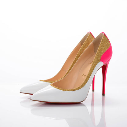Christian Louboutin Glitter Patent Fluo Tucsick 100 Pumps 40 Multicolor 3 of 7