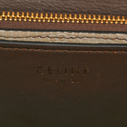 Celine Lizard Medium Classic Box Flap Bag Natural 6 of 9
