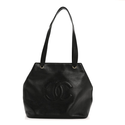 Chanel Caviar CC Timeless Tote Black 1 of 16