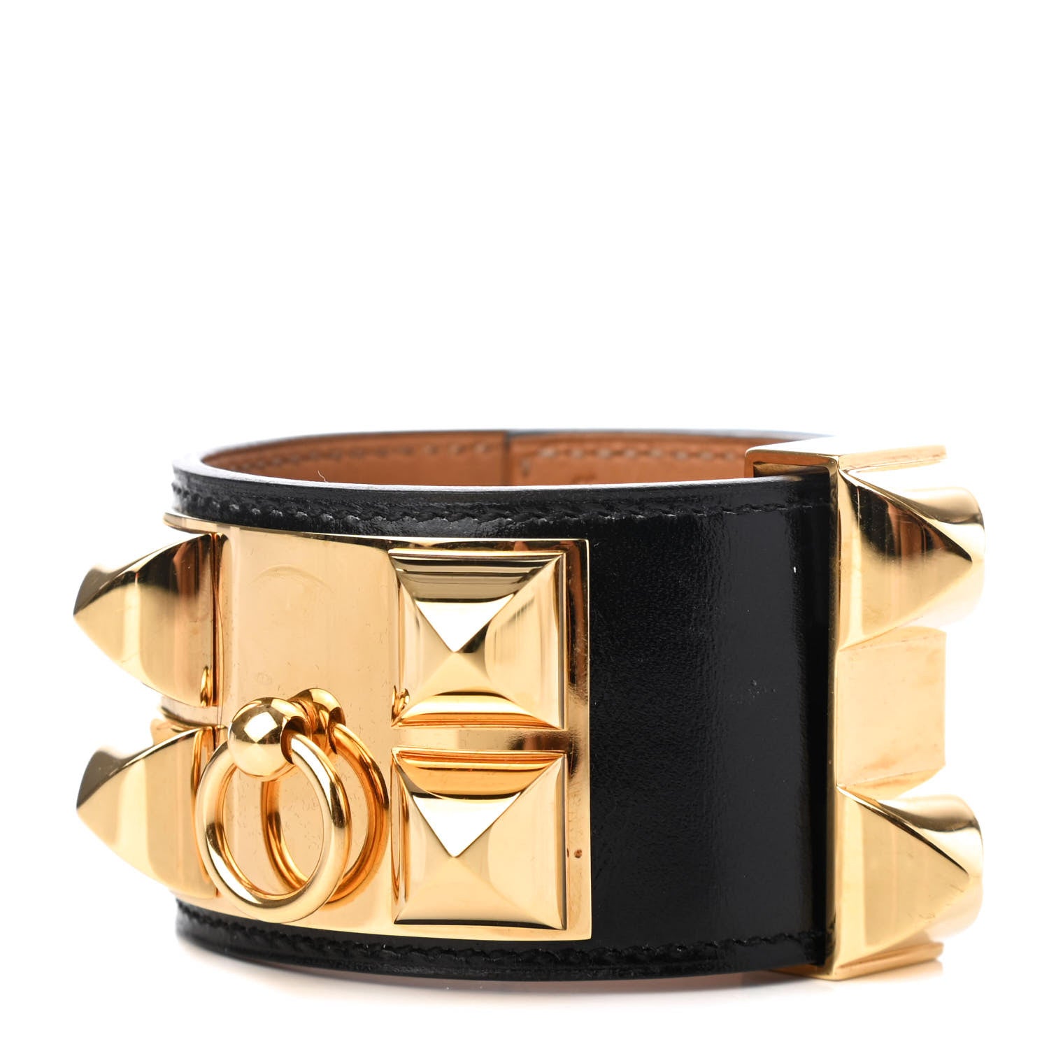 Hermes Box Collier De Chien CDC Bracelet S Black 1 of 7