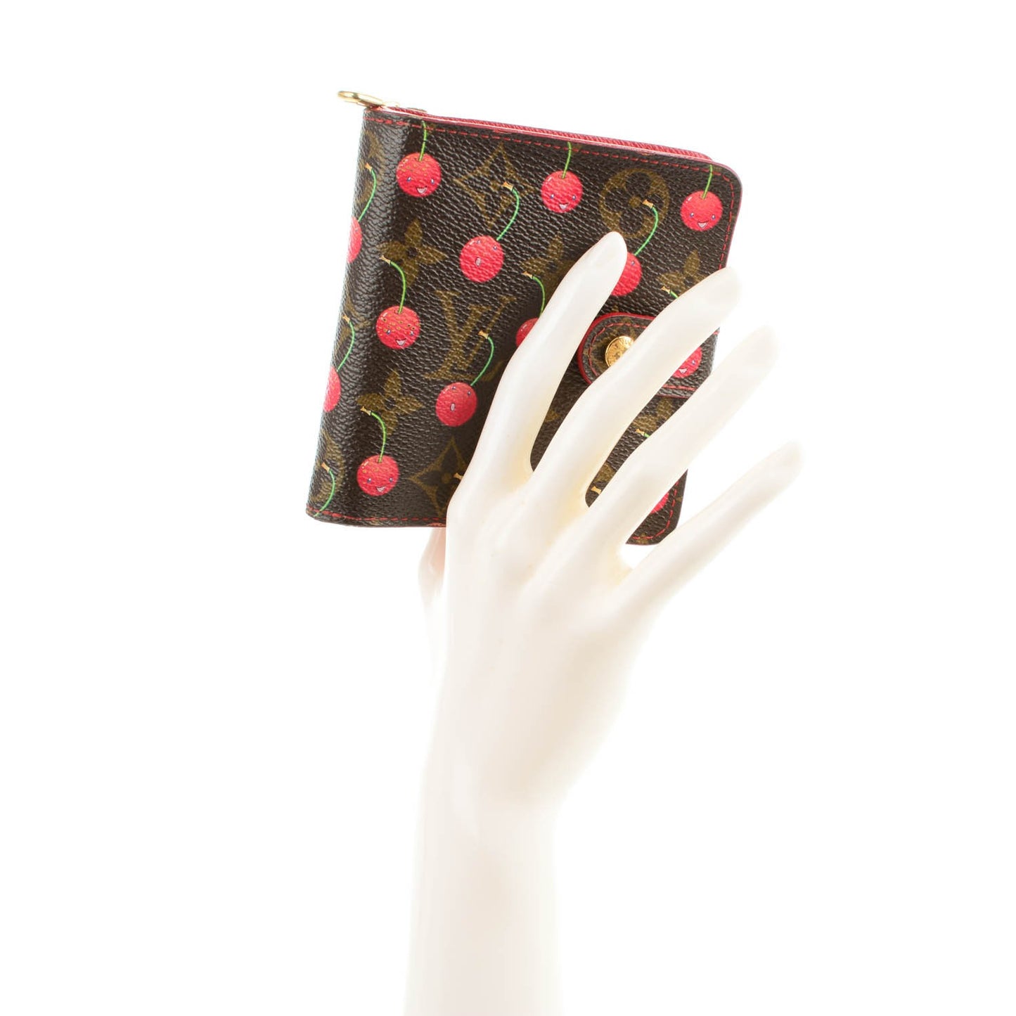 Monogram Cerises Compact Zippe Wallet