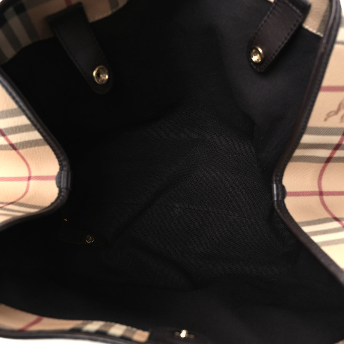 Haymarket Check Small Canterbury Tote Chocolate