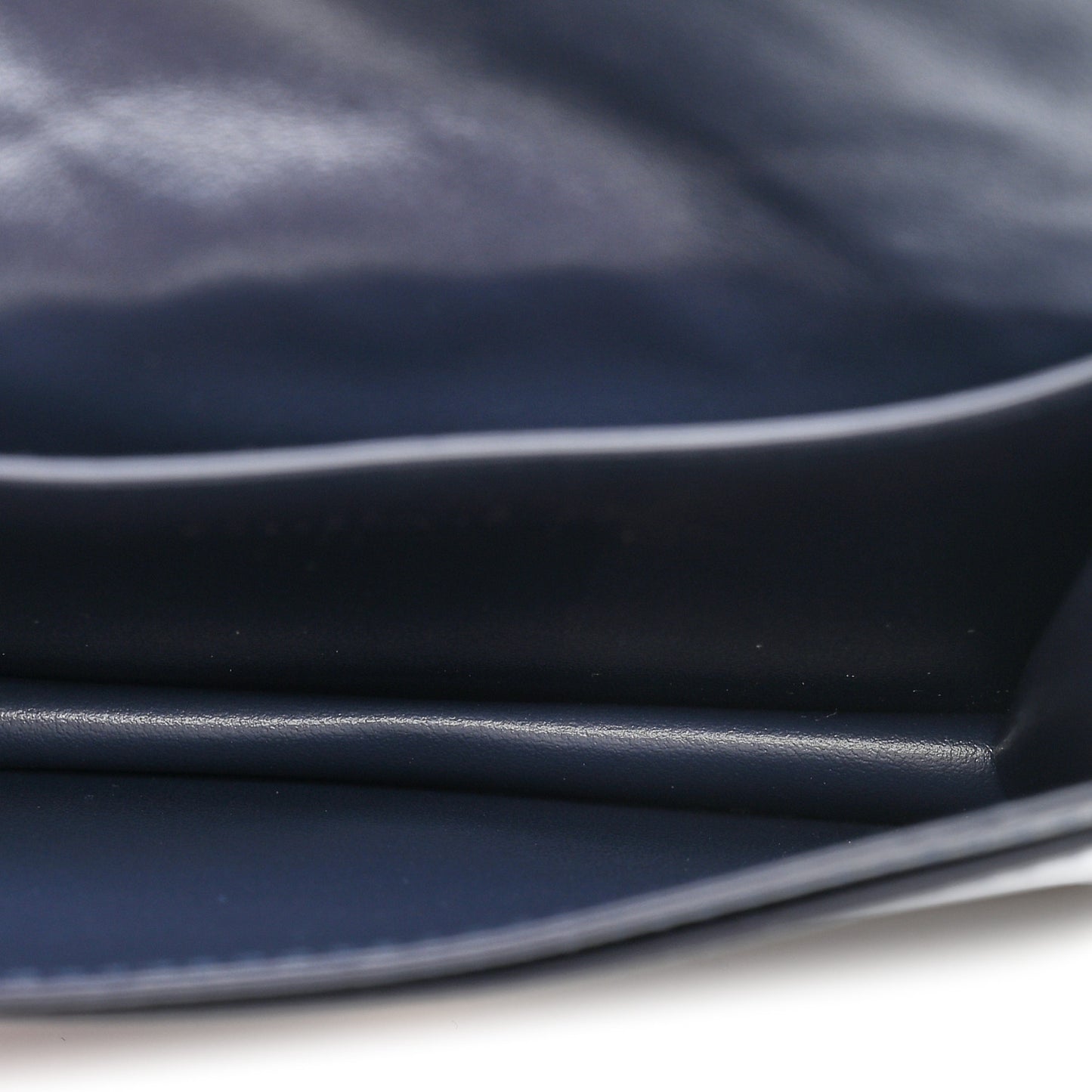 Nappa Denim Intrecciato Business Card Case Abyss Indigo