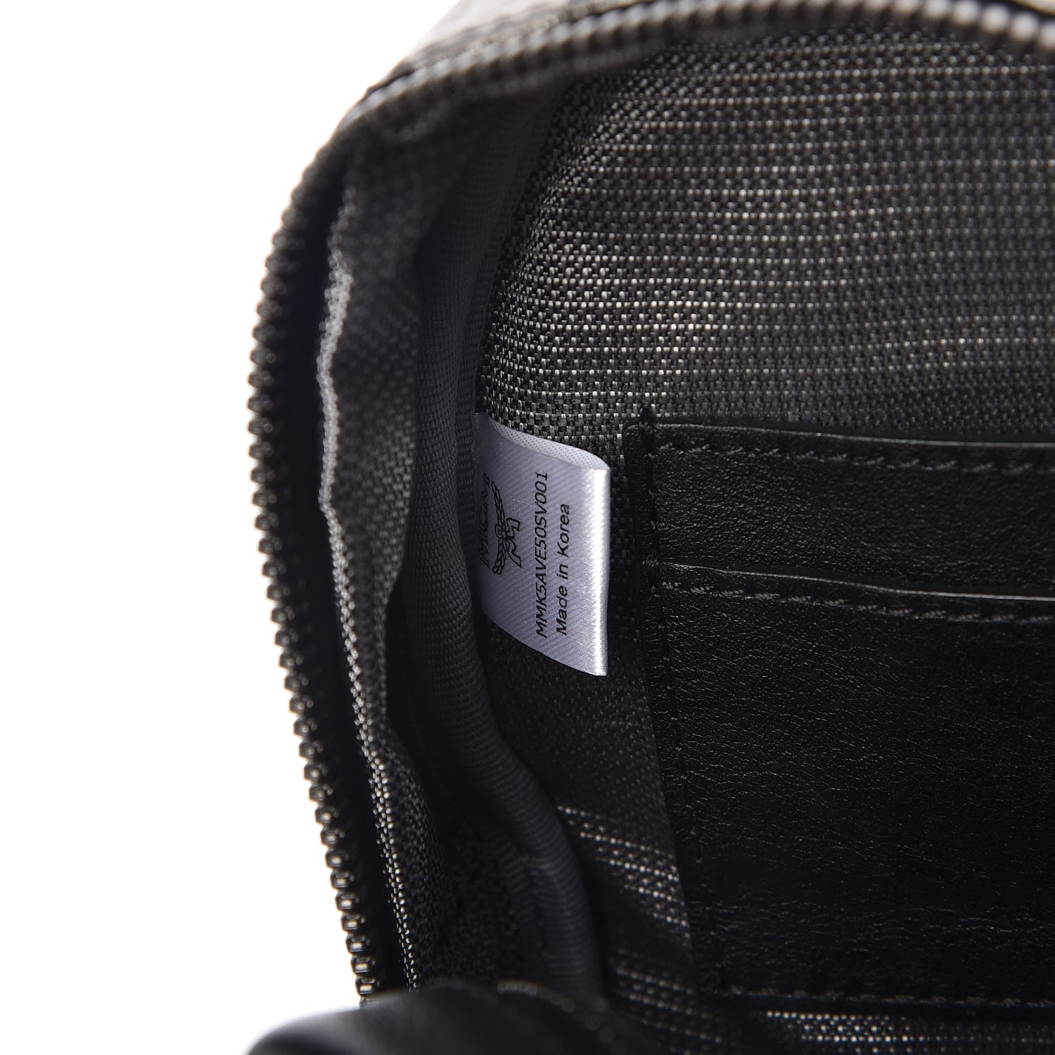 MCM Metallic Visetos Side Stud Mini Stark Backpack Silver Black 8 of 11