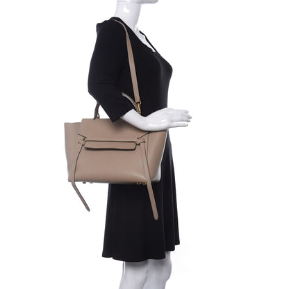 Celine Grained Calfskin Mini Belt Bag Light Taupe 2 of 15