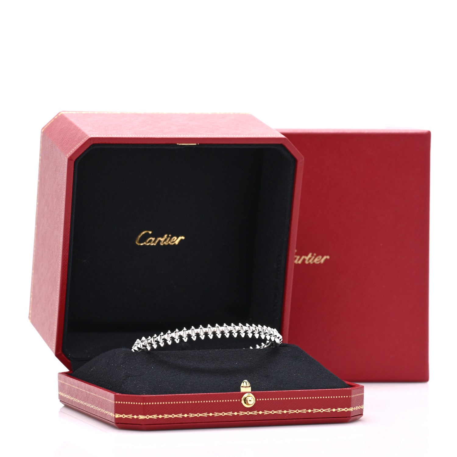 Cartier 18K White Gold Medium Clash De Cartier Bracelet 18 4 of 4