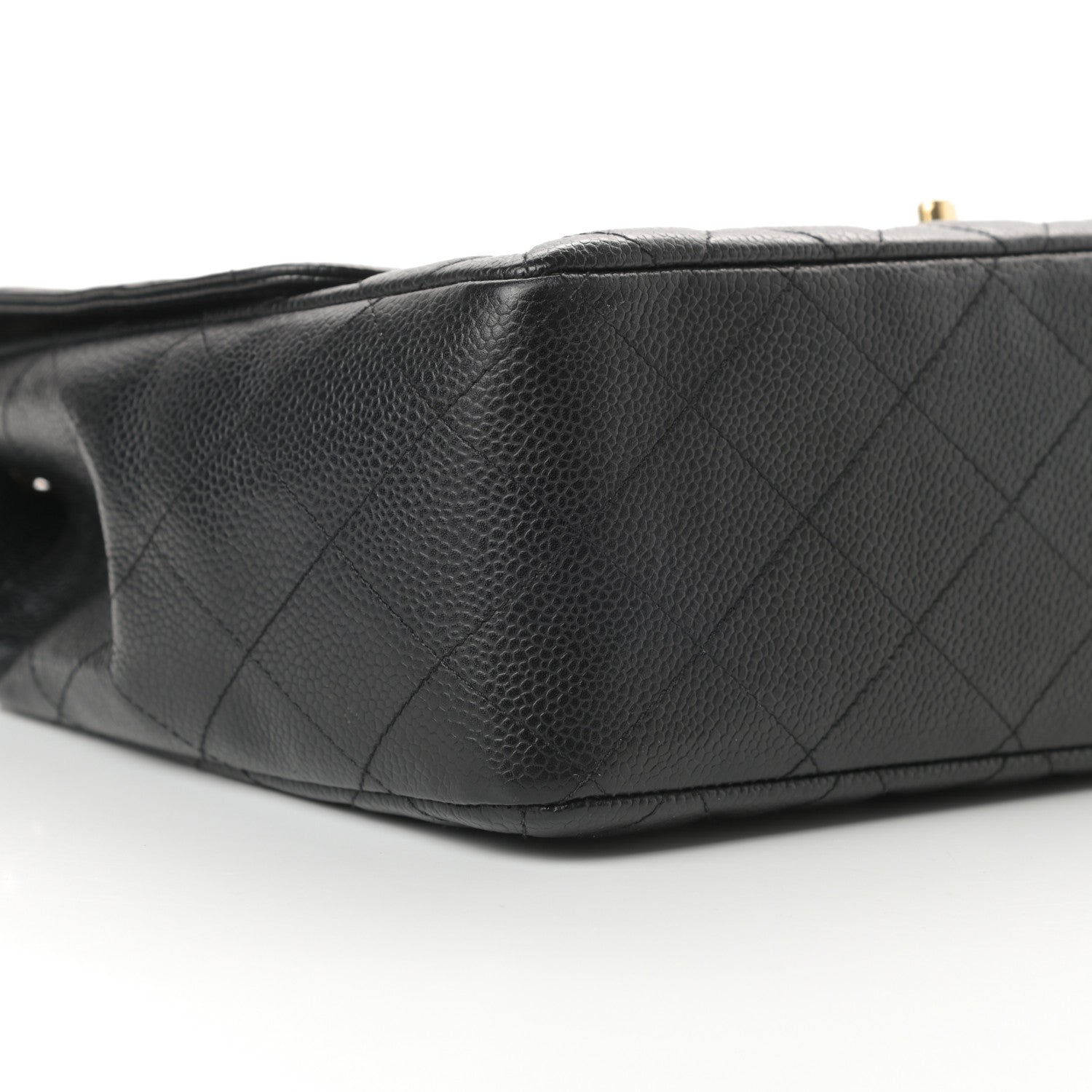 Chanel Caviar Quilted Jumbo Single Flap Black 9 of 13