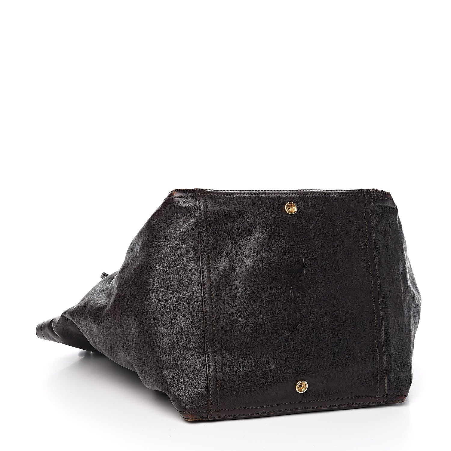 Saint Laurent Calfskin Medium Downtown Brown 4 of 12