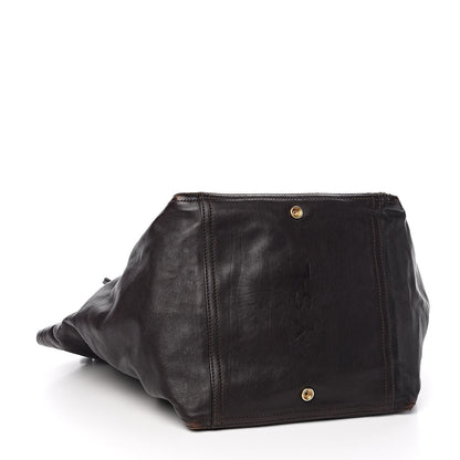 Saint Laurent Calfskin Medium Downtown Brown 4 of 12