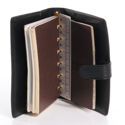 Louis Vuitton Epi Small Ring Agenda Black 5 of 7