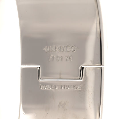Hermes Enamel Wide Clic Clac H Bracelet GM Rose Dragee 4 of 6