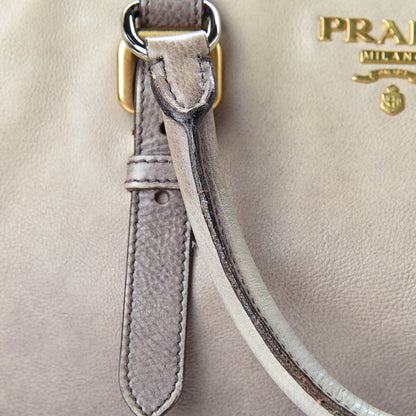 Prada Cervo Lux Zippers Shopper Tote White Sfumato 16 of 21