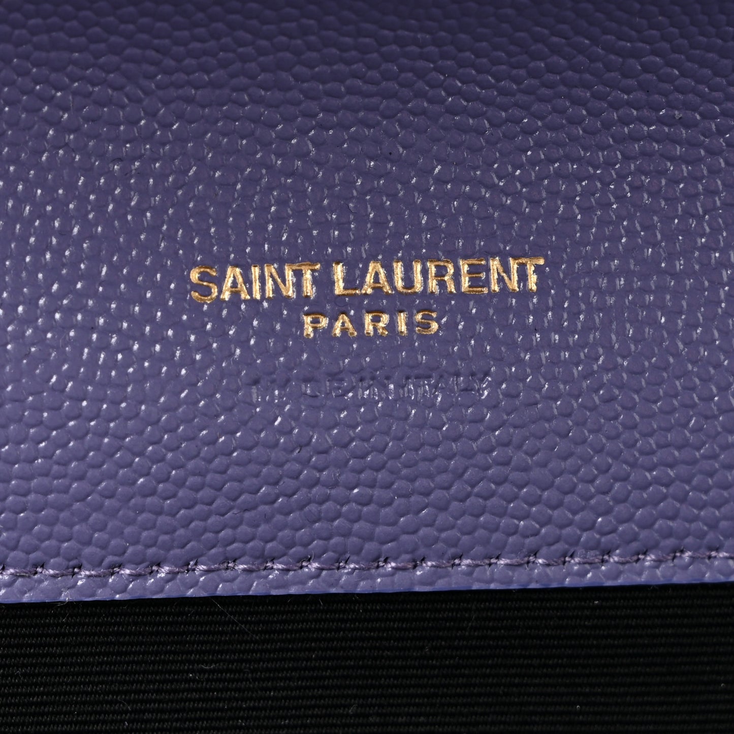 Grain De Poudre Textured Mixed Matelasse Triquilt Monogram Clutch Dark Wisteria