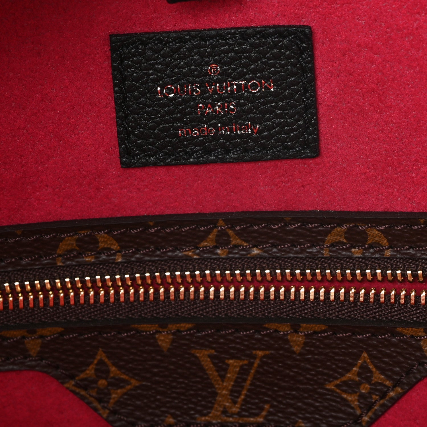 Louis Vuitton Calfskin Monogram Teddy Neverfull MM Black 7 of 11