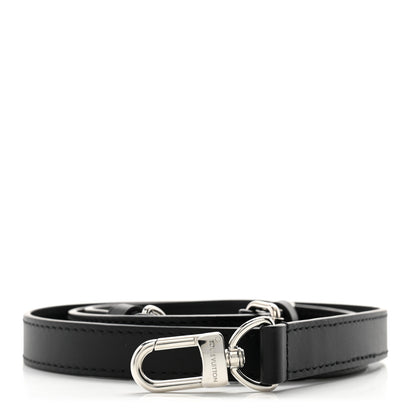 Louis Vuitton Calfskin 20mm Adjustable Shoulder Strap Black 1 of 4