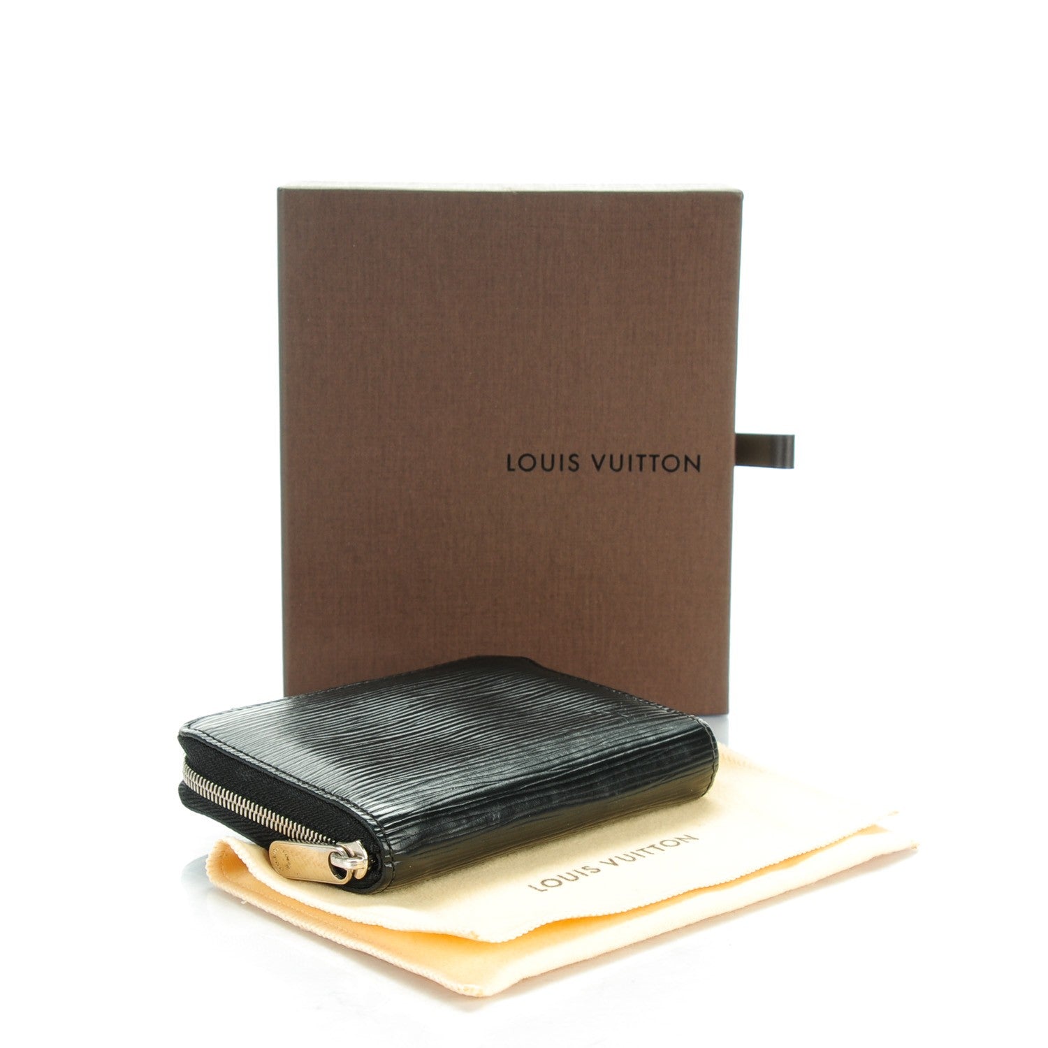 Louis Vuitton Epi Zippy Coin Purse Black 4 of 7