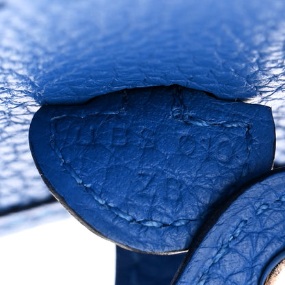 Hermes Taurillon Clemence Evelyne TPM Bleu Zellige 7 of 10