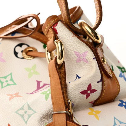 Louis Vuitton Monogram Multicolor Petit Noe White 4 of 13