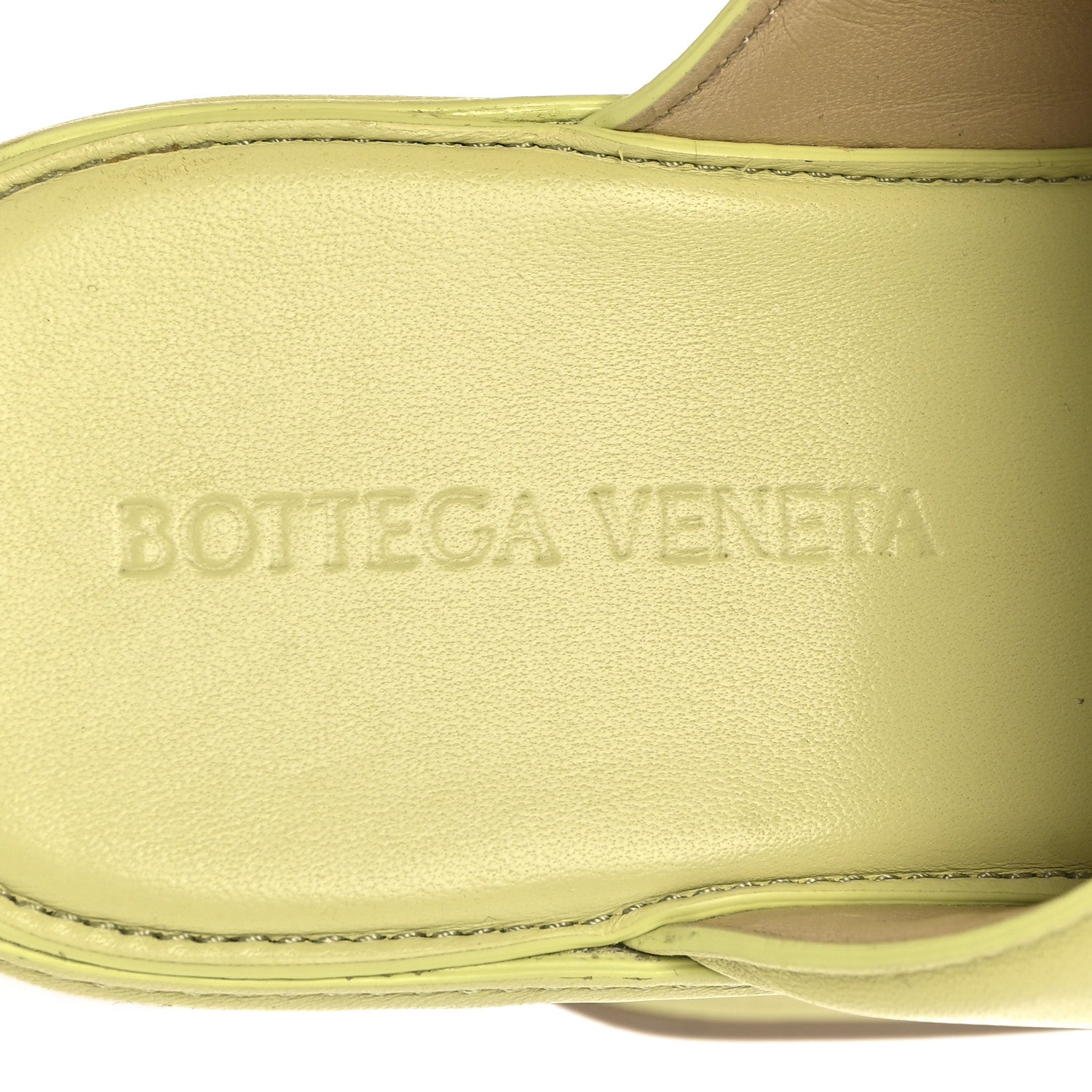 Bottega Veneta Nappa Slide Platform 115 Wedge Sandals 36 Seagrass 8 of 8
