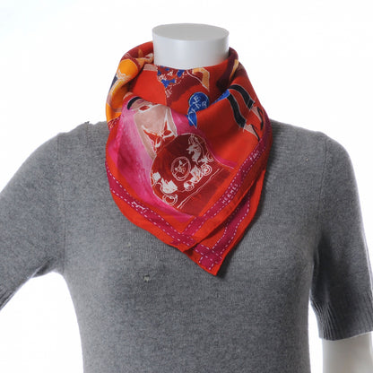 Hermes Silk J'aime Mon Carre Scarf 70 3 of 7