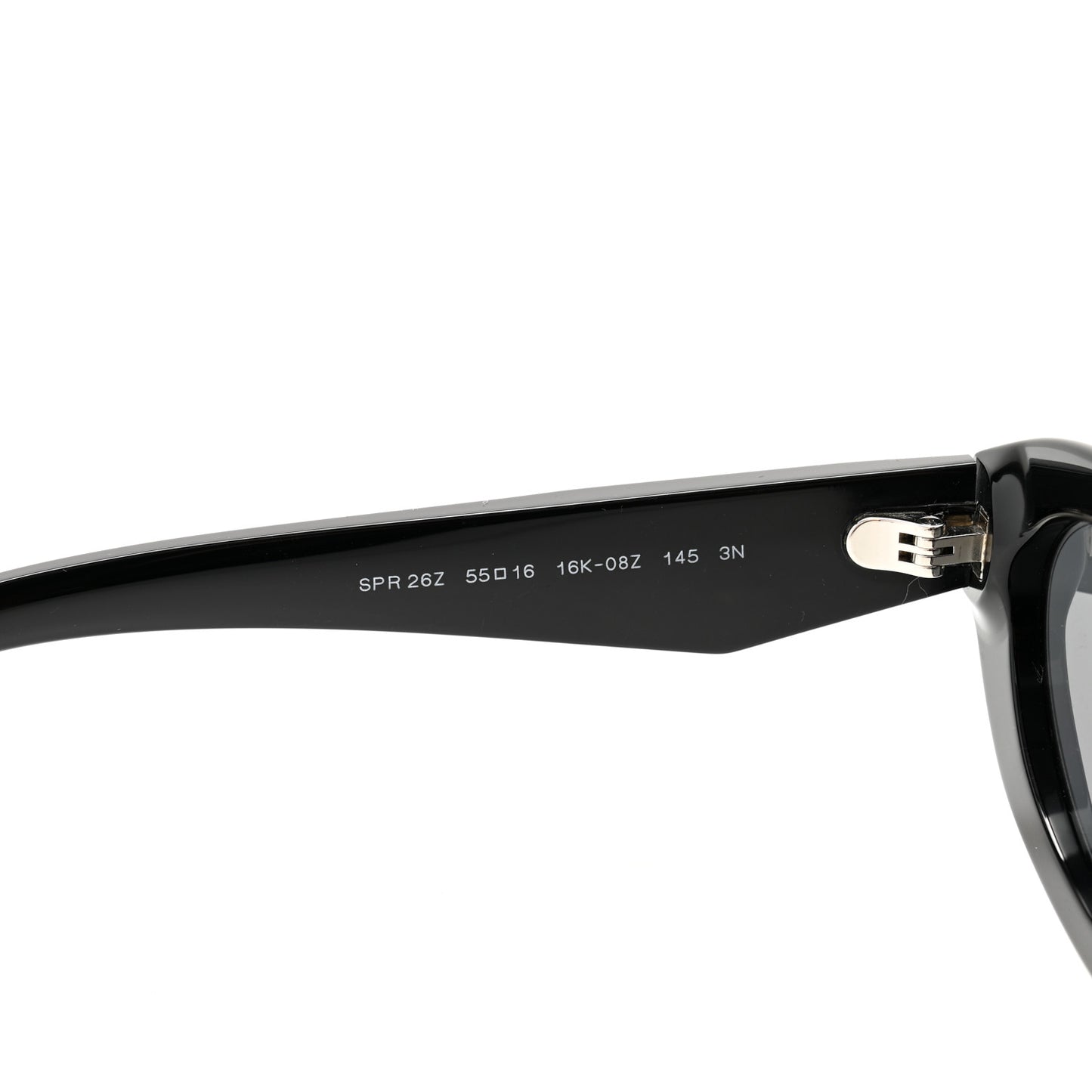 Acetate Oval Sunglasses SPR 26Z Black