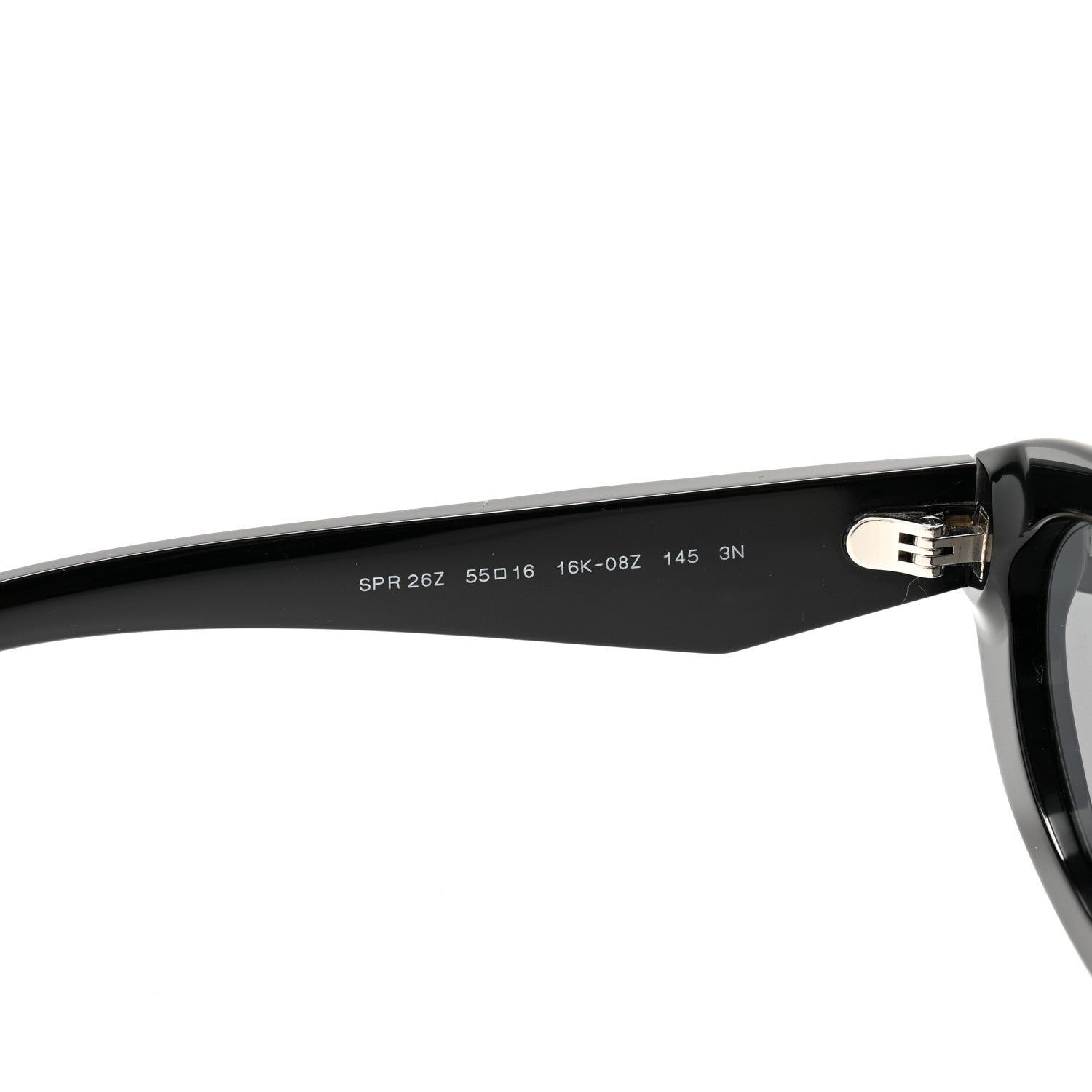 Prada Acetate Oval Sunglasses SPR 26Z Black 6 of 8