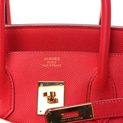 Hermes Epsom Birkin 35 Rouge Casaque 6 of 14