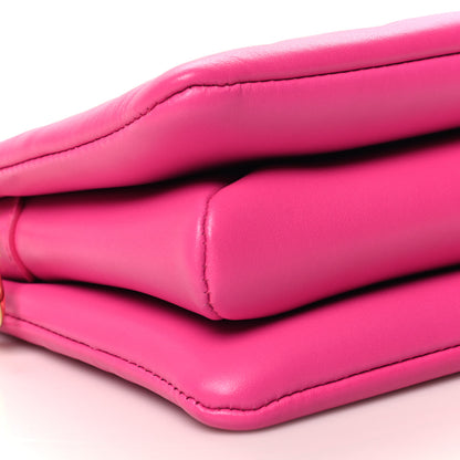 Louis Vuitton Lambskin Embossed Monogram Coussin PM Rose Bougainvillier Pink 10 of 12