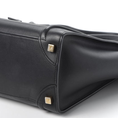 Celine Smooth Calfskin Micro Luggage Black 6 of 9