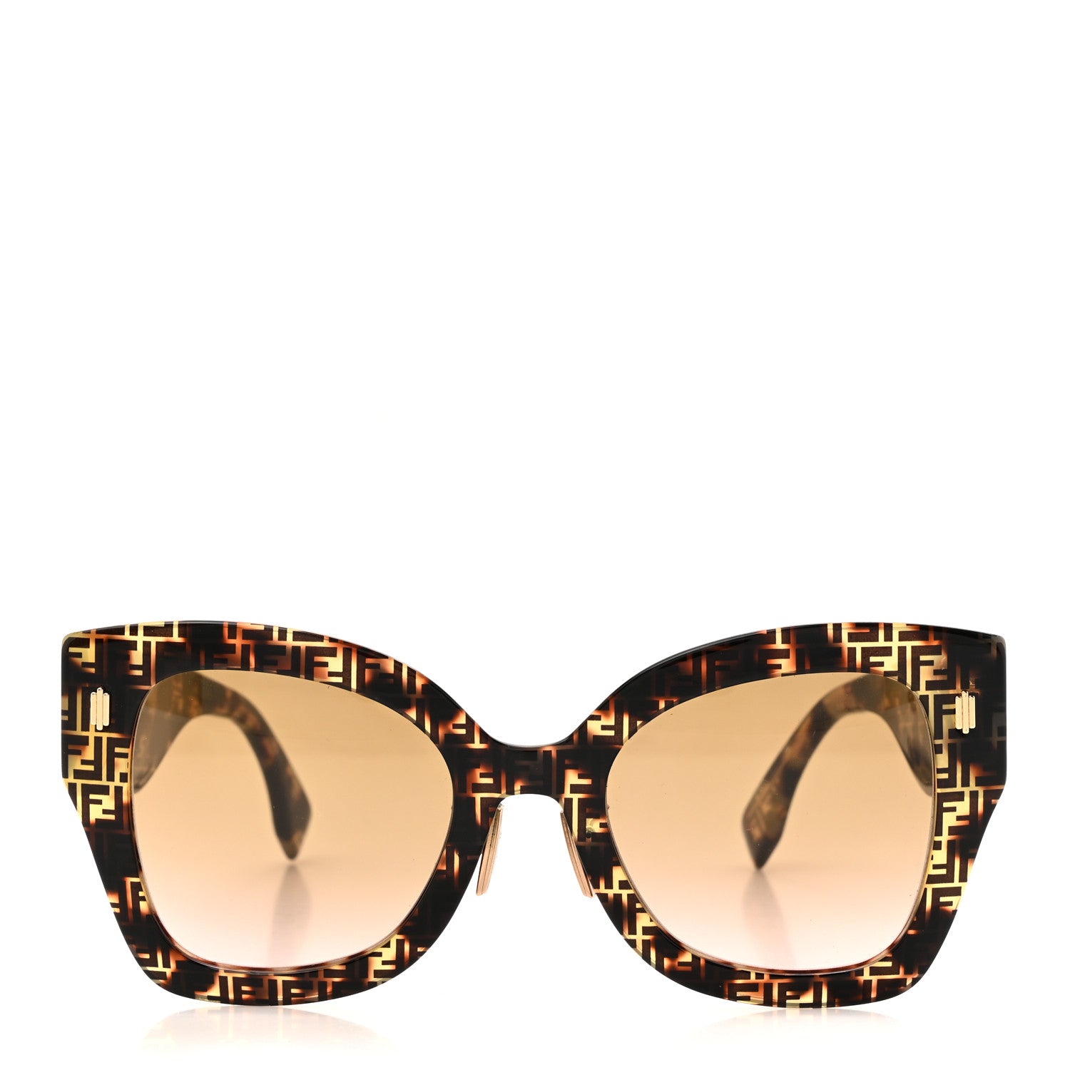 Fendi Acetate FF 53mm Sunglasses 0434/G/S Havana 2 of 7