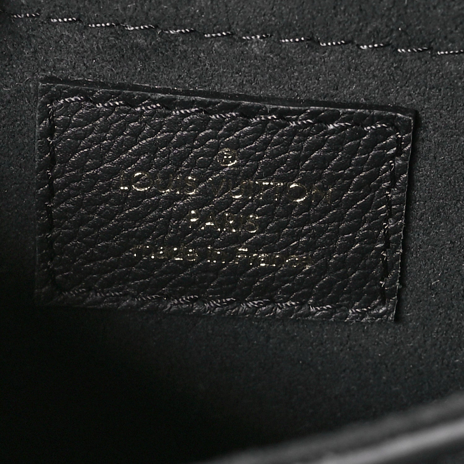 Louis Vuitton Grained Calfskin Lockme Tender Black 6 of 10