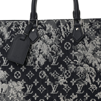 Louis Vuitton Monogram Tapestry Grand Sac Bleu 7 of 9
