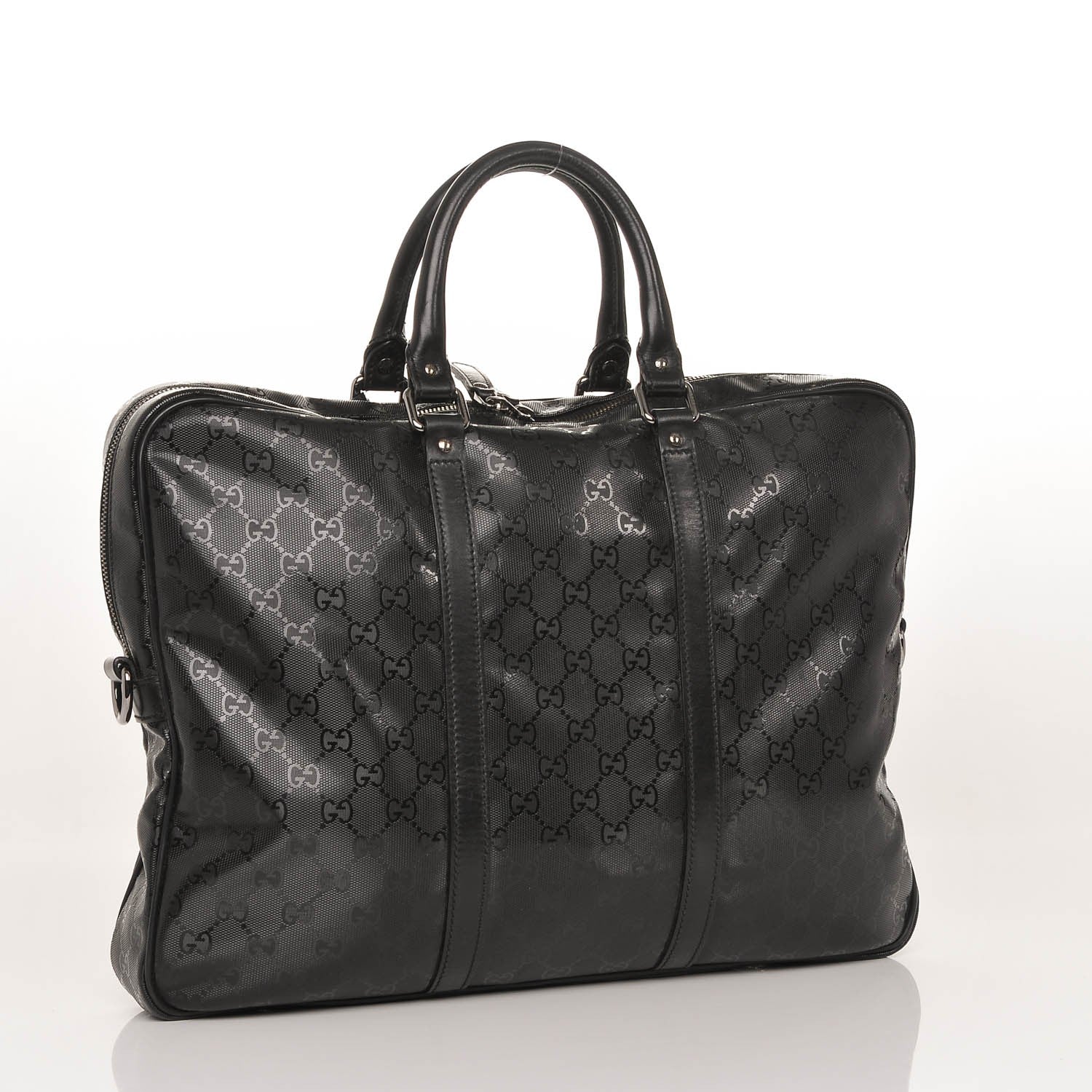 Gucci Imprime Monogram Medium Briefcase Black 3 of 7
