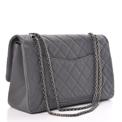 Chanel Caviar Quilted 2.55 Reissue 227 Flap Dark Grey 3 of 11